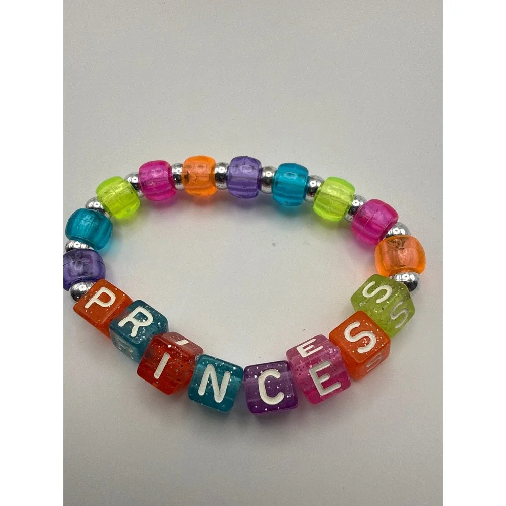 Kids Costume Jewelry Lot Princess Letter Heart Butterfly Music Note Necklace 5pc